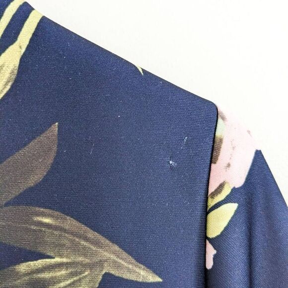 Tommy Hilfiger Floral Ruffled Sleeve Bodycon Dress - Picture 5 of 9